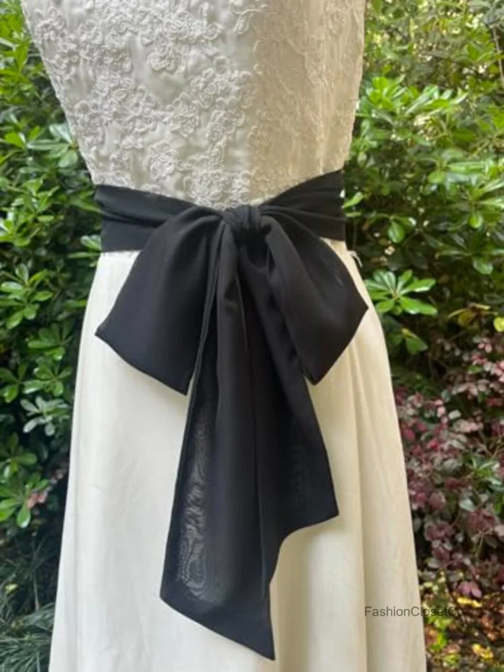 Chiffon Sash Corset Belt Bow Tie Waist Belt for Bridal Wedding Dress